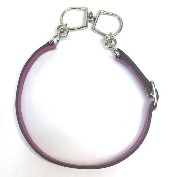 HERMES Accessories Etrie de Bourtour Double Bracelet Veau Swift Purple/Silver HW - Picture 5 of 8